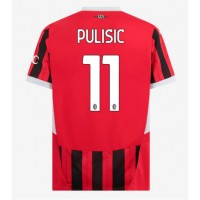 Camisa de Futebol AC Milan Christian Pulisic #11 Equipamento Principal 2024-25 Manga Curta